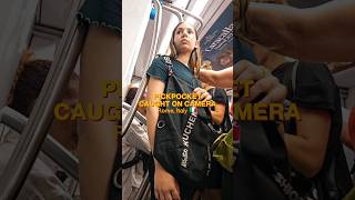 🔴 VIRAL PICKPOCKET CAUGHT ON CAMERA Attention Europe Travelers Pickpocket Viral Travel Shorts [upl. by Sadiras]