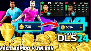 💲CÓMO ser quotMILLONARIOquot en DLS 24🤩  ⚡TENER MONEDAS FÁCIL Y RÁPIDO en DREAM LEAGUE SOCCER 2024 👀 [upl. by Yenoh]