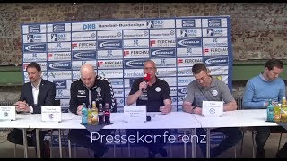 VfL Gummersbach  HC Erlangen 2429 Pressekonferenz [upl. by Nam630]