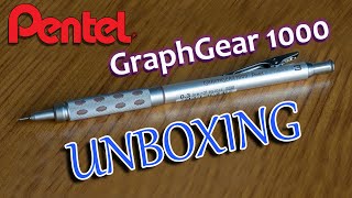 Pentel Graphgear 1000 Unboxing [upl. by Niawd435]