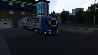 Euro Truck Simulator 2  Routier TransportRO  VOLVO FH5  BerlinD to KielD [upl. by Havener]