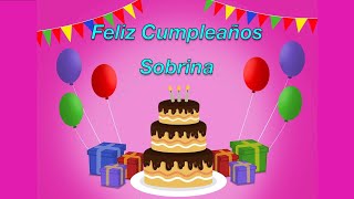 Feliz Cumpleaños Sobrina [upl. by Moyna156]