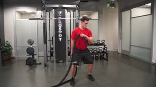 Battling Ropes  Tricep Wave Pattern [upl. by Cathi]