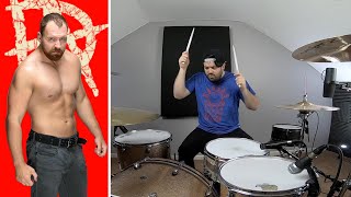 WWE Dean Ambrose Theme Song Retaliation Drum Cover [upl. by Eimak]