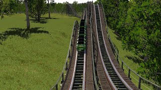 Fontaine Ferry Park Comet recreation  NoLimits 2 [upl. by Atazroglam825]