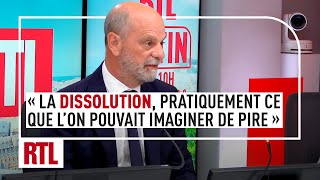 JeanMichel Blanquer  quotLa dissolution pratiquement ce que l’on pouvait imaginer de pirequot [upl. by Danelle]