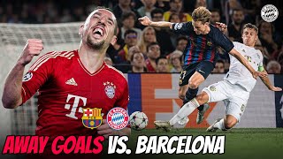 Robben trademark and a Lewandowski classic  Our last away goals in Barcelona 😏 [upl. by Pegg]