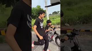 Kunali new cycle rideek uncle gir gaye😱shorts cutfrom vlog souravjoshivlogs [upl. by Noiramaj897]