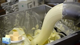 HOW ITS MADE BUTTER  Automatic Production Line With High Technology Machines [upl. by Hankins]