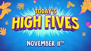 High Fives  November 11  CBC Kids [upl. by Aleil]