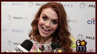 Holland Roden Talks Lydias Love Life Screaming amp More  TEEN WOLF Season 5 Paleyfest 2015 [upl. by Sirad]