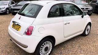 FIAT 500 12 Lounge 3dr Start Stop 2012 [upl. by Isborne]