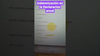 🧮Indemnización y retenciones en Declaracion Anual de Salarios ISR a pagarimpuestos anual [upl. by Aicemaj]