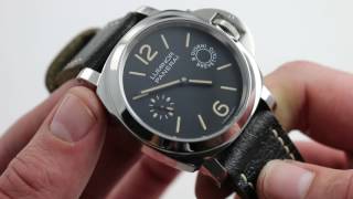 Panerai Luminor Marina 8 Days Acciaio PAM 590 Watch Review [upl. by Naesad532]