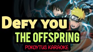 Defy you 🎤 The Offspring karaoke lyrics lyricvideo minusone [upl. by Emmery]