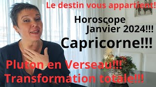 Horoscope Janvier 2024 pour le Capricorne [upl. by Travax]