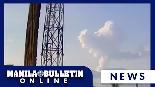 Taal Volcano spews 28km plume following minor phreatic eruption [upl. by Yatnuahs]