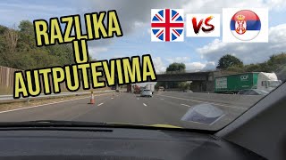 Razlika u autoputevima  Engleska i Srbija [upl. by Saire203]