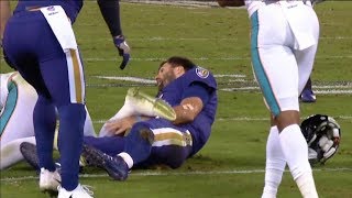 Kiko Alonso Hit On Joe Flacco  Dolphins vs Ravens  NFL [upl. by Nosilla]