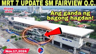 May hagdan na bago MRT 7 UPDATE SM FAIRVIEWMINDANAO AVESTATIONNov16build better more [upl. by Ioyal]