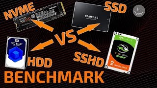 NVME M2 vs SSD vs SSHD vs HDD  mana yang lebih baik [upl. by Ahseikal938]