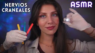 ASMR • Examino tus NERVIOS CRANEALES Test Completo roleplay médico [upl. by Eifos]