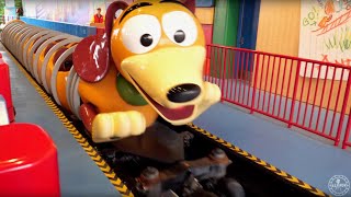 Slinky Dog Dash 4K RIDE POV Roller Coaster at Toy Story Land  Walt Disney World Orlando Florida [upl. by Offen773]