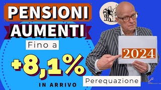 PENSIONI 👉 AUMENTI N ARRIVO fino a  81 da GENNAIO❗️ Ecco per chi [upl. by Annahsar634]