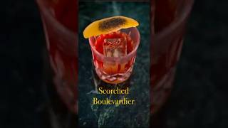 BOULEVARDIER 🔥  SCORCH Your Classic Cocktail cocktailrecipe recipe cocktail flame scorch [upl. by Hussein234]