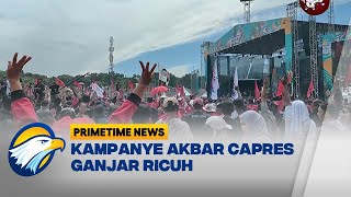 Kampanye Ganjar Ricuh Diduga Akibat Saling Senggol Antar Simpatisan [upl. by Esahc999]