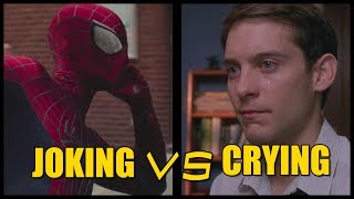 SpiderMan Quips Vs Peters Web of Tears [upl. by Goody974]