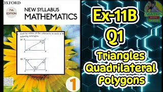 Q1  Ex11B  D1  Triangles and polygons  NSM 7th edition [upl. by Arem858]