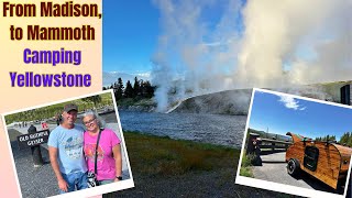 Teardrop Camping Across Yellowstone From Madison to Mammoth Campgrounds [upl. by Elocal480]