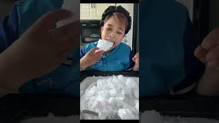 Powdery ice with crunch 🧊 ASMR [upl. by Verlie]