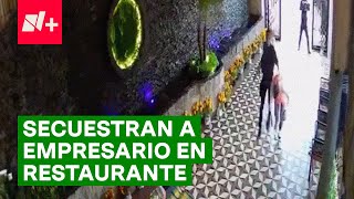 Grupo armado secuestra a empresario en restaurante en Michoacán  N [upl. by Harness909]