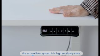 The Sensitivity Setting of Locteks Standing Desk Anti Collision System [upl. by Yonah]