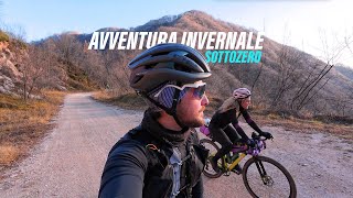 BIKEPACKING INVERNALE CON ARRIVO IN NOTTURNA AL RIFUGIO CAMPOGROSSO [upl. by Zolly]