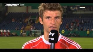 BSV SW Rehden  Fc Bayern München  Goals  Interviews  HD  05082013 [upl. by Terrej]