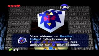 Walkthrough FR l Zelda Ocarina Of Time l Bouclier Hylien [upl. by Annaihs27]