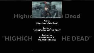 High School of the Dead Opening anime animeopening animeshorts crunchyroll [upl. by Lorenz466]