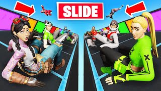 4v4 LOOT SLIDE in Fortnite Battle Royale [upl. by Leiand349]