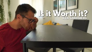 IKEA SANDSBERG TABLE review  After 6 Months [upl. by Orly208]