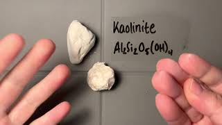 Minerals  Phyllosilicates  Kaolinite [upl. by Dionis]