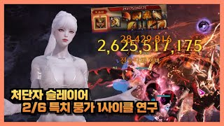 Lost Ark 처단자 신빌드 연구 26 특치 뭉가 1사이클 [upl. by Huberto]