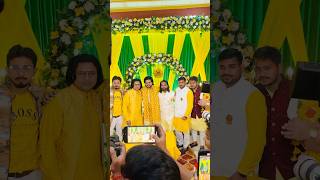 Hamare Ishaan bhai ki haldi ceremony 💛 ishaanali11 haldi wedding shortvideo shorts [upl. by Hough412]