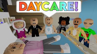 DAYCARE FUNNY CRAZY ADVENTURE Funny Roblox Moments  Brookhaven 🏡RP [upl. by Elauqsap732]