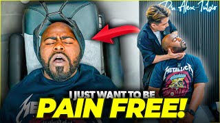 PAIN amp ANGER  MAILMAN HEALED OF 7 YEAR HEADACHE 😱🔥 Asmr Chiropractic Neck Adjustment Crack [upl. by Attirb]