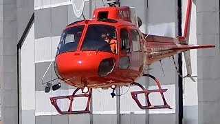 Helicopter Eurocopter AS 350 B2 Take Off Video [upl. by Dabney]