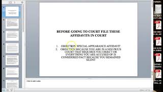 INSTRUCTIONS FOR FILING AFFIDAVITS BEFORE GOING TO COURT [upl. by Kaule]