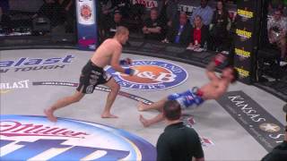 Bellator MMA Moment  Derek Anderson Knocks Out Brandon Girtz [upl. by Haelhsa]